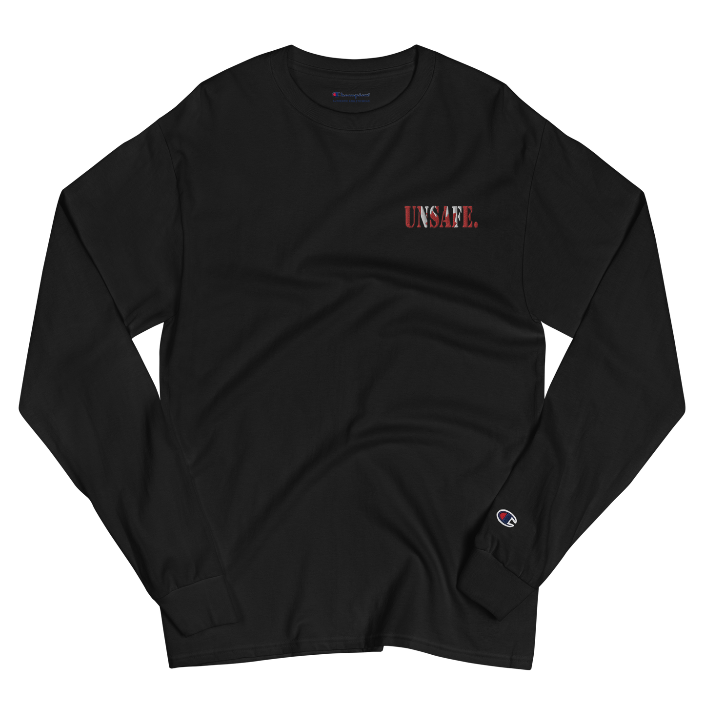 UNSAFE x Champion Unisex Long Sleeve Shirt