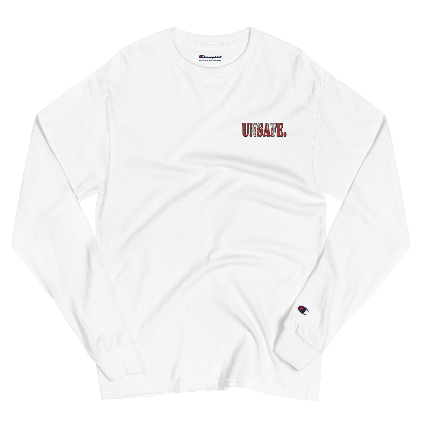 UNSAFE x Champion Unisex Long Sleeve Shirt